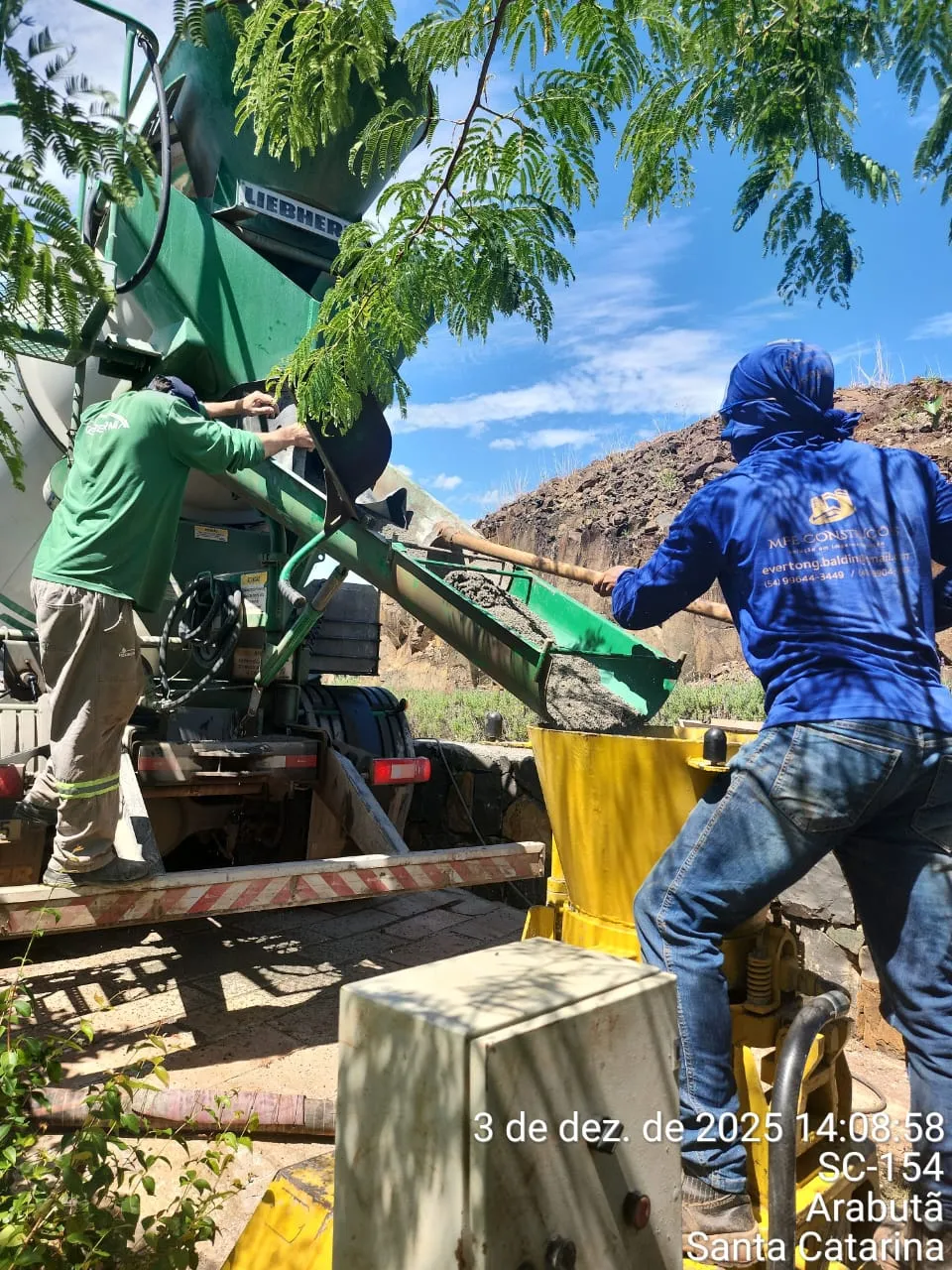 Concreto projetado valor